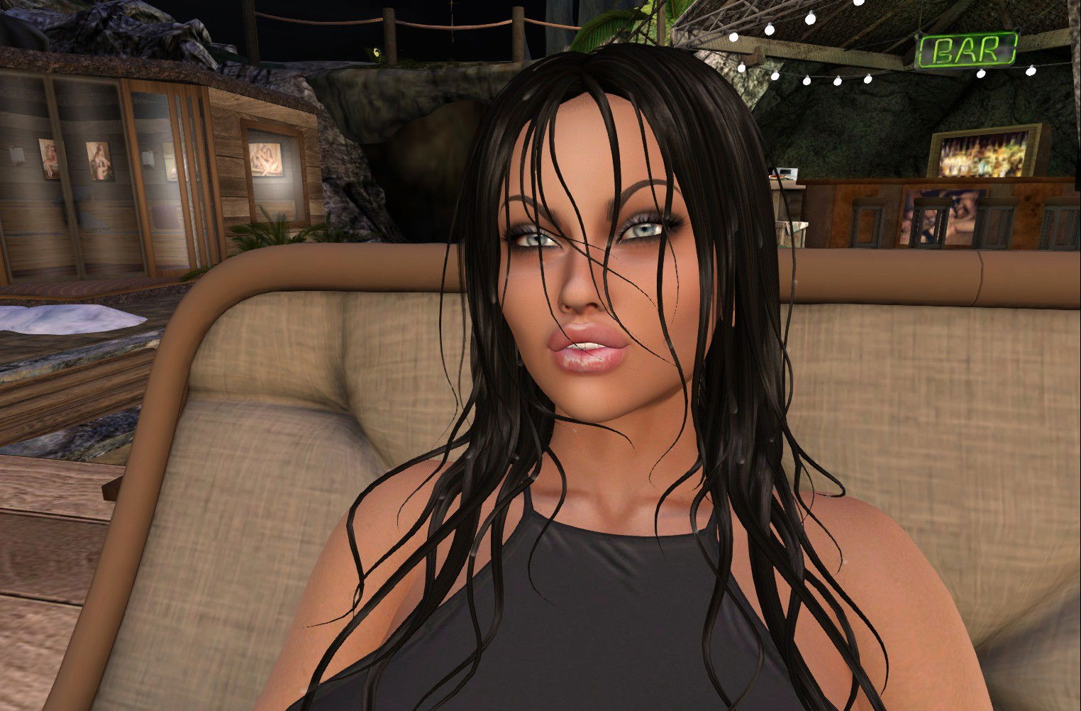 Album by striganius with the username @striganius,  September 4, 2019 at 6:33 PM. The post is about the topic Second Life Lust and the text says 'my neighbor's wife Simona :)'