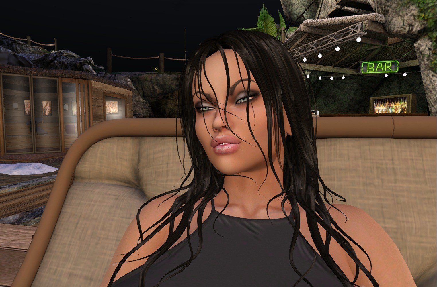 Photo by striganius with the username @striganius,  September 4, 2019 at 6:33 PM. The post is about the topic Second Life Lust and the text says 'my neighbor's wife Simona :)'