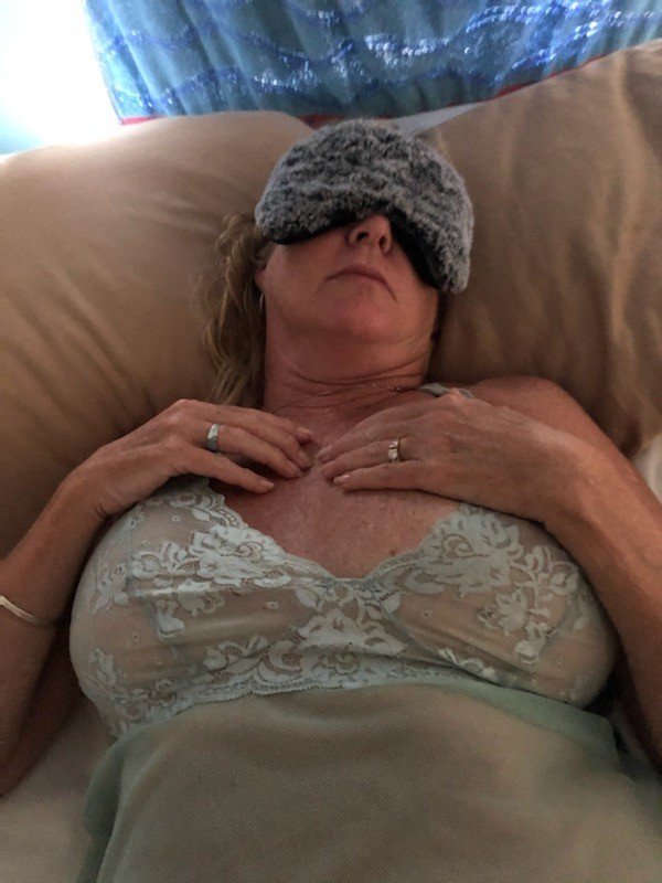 Photo by Loveshackfla with the username @Loveshackfla, who is a verified user,  December 9, 2022 at 2:58 AM. The post is about the topic Blindfold Fun