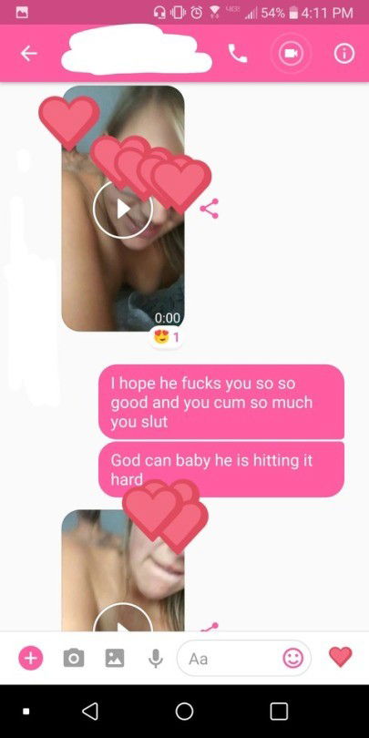 Album by Loveshackfla with the username @Loveshackfla, who is a verified user,  December 8, 2018 at 3:51 PM. The post is about the topic Hotwife Texts and the text says 'reblog of a hot series of texts'