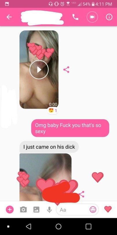 Album by Loveshackfla with the username @Loveshackfla, who is a verified user,  December 8, 2018 at 3:51 PM. The post is about the topic Hotwife Texts and the text says 'reblog of a hot series of texts'