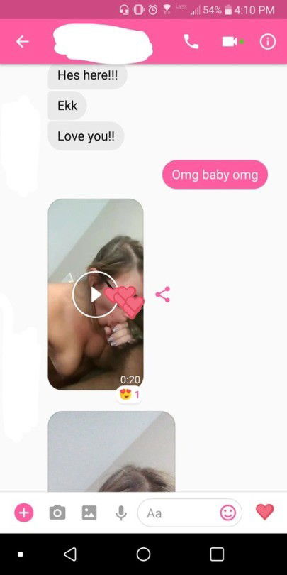 Album by Loveshackfla with the username @Loveshackfla, who is a verified user,  December 8, 2018 at 3:51 PM. The post is about the topic Hotwife Texts and the text says 'reblog of a hot series of texts'