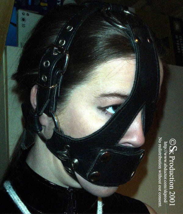 Photo by Dominance by Design with the username @DxD,  October 28, 2017 at 12:32 PM and the text says 'Thou shalt not speak without permission.- DxD #gag  #head  #harness  #strict  #gag'