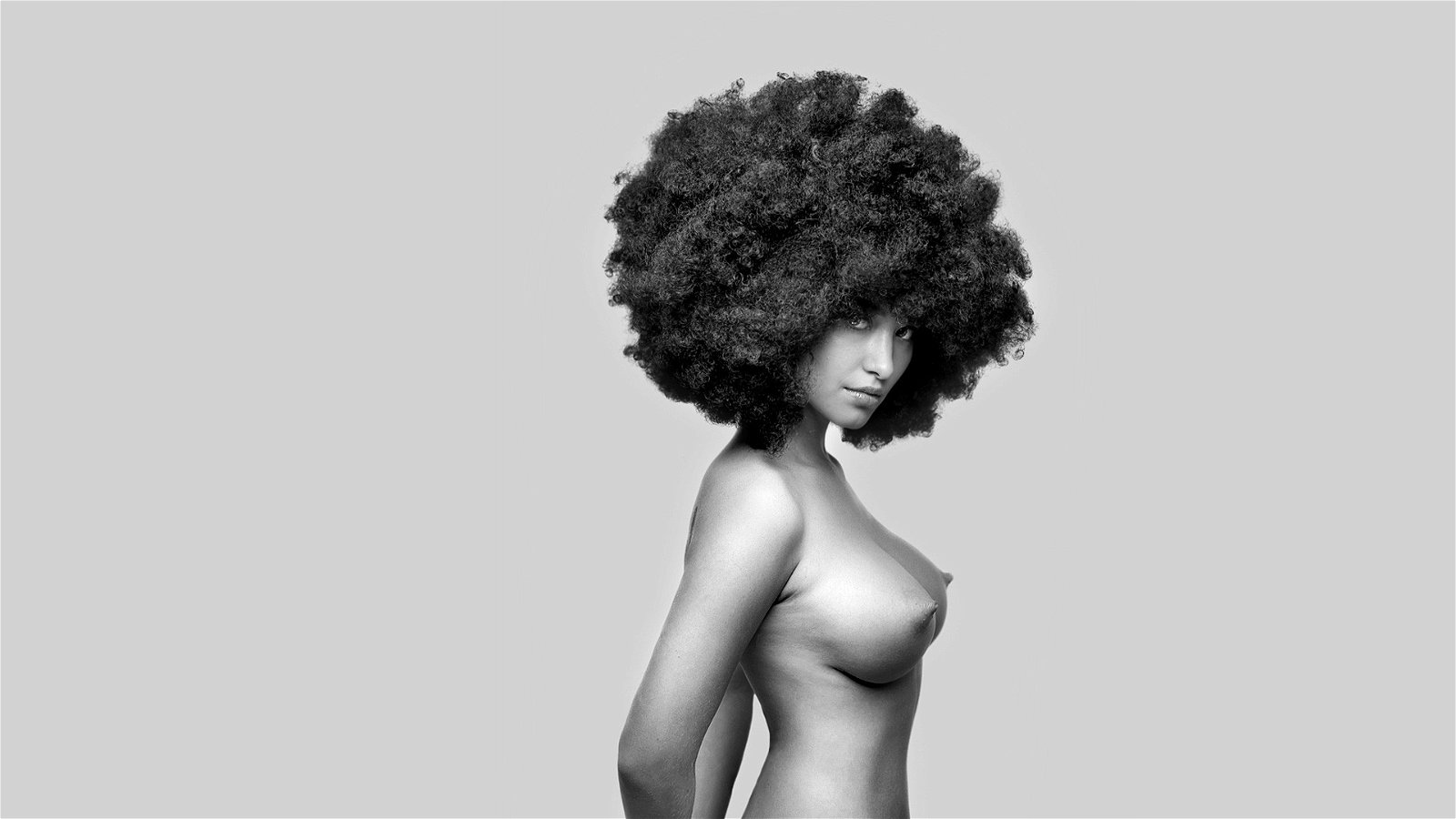 Photo by Dominance by Design with the username @DxD,  October 26, 2014 at 3:14 PM and the text says 'http://dominance-by-design.tumblr.com/ #girl  #black  #afro  #wallpaper  #source  #dxd  #bw'