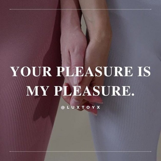 Photo by LuxuryToyX with the username @LuxuryToyX, who is a brand user,  January 7, 2022 at 5:35 PM. The post is about the topic Luxury Toys and the text says 'Your Pleasure Is My Pleasure :)'