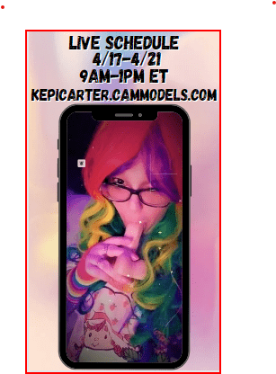 Photo by Kepi Carter with the username @Kepicarter, who is a star user,  April 17, 2023 at 12:20 PM. The post is about the topic Amateur CamGirls and the text says 'CUM 💦 see and support me at kepicarter.cammodels.com (copy & paste) and let's have some fun. You can catch me every morning and some afternoons every weekday. Specials deals during the contest all week'