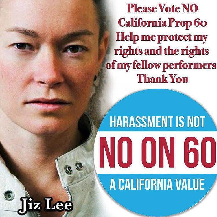 Watch the Photo by feraleffingdog with the username @feraleffingdog, posted on August 22, 2016 and the text says 'jizlee:

Don’t be fooled by the “Safer Sex in Adult Films Act” – I’m a condom-only performer, and I urge you to vote NO! ❌ This isn’t about condoms. ❌ Claims to solve ‘widespread transmission of STDs associated with making adult films&quot; when there..'