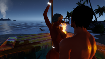 Photo by Evander3DX with the username @evander3DX,  September 26, 2019 at 7:44 PM. The post is about the topic 3dxchat and the text says 'A fine evening to reacquaint myself with an old friend. #3dx #3dxchat #3dxchatgame #cybersex'