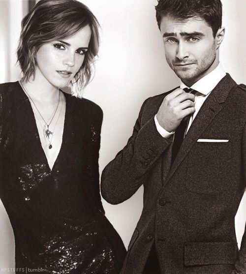 Photo by secretsoforange with the username @secretsoforange,  August 16, 2018 at 3:24 AM and the text says '#bi  #emma  #watson  #daniel  #radcliffe'