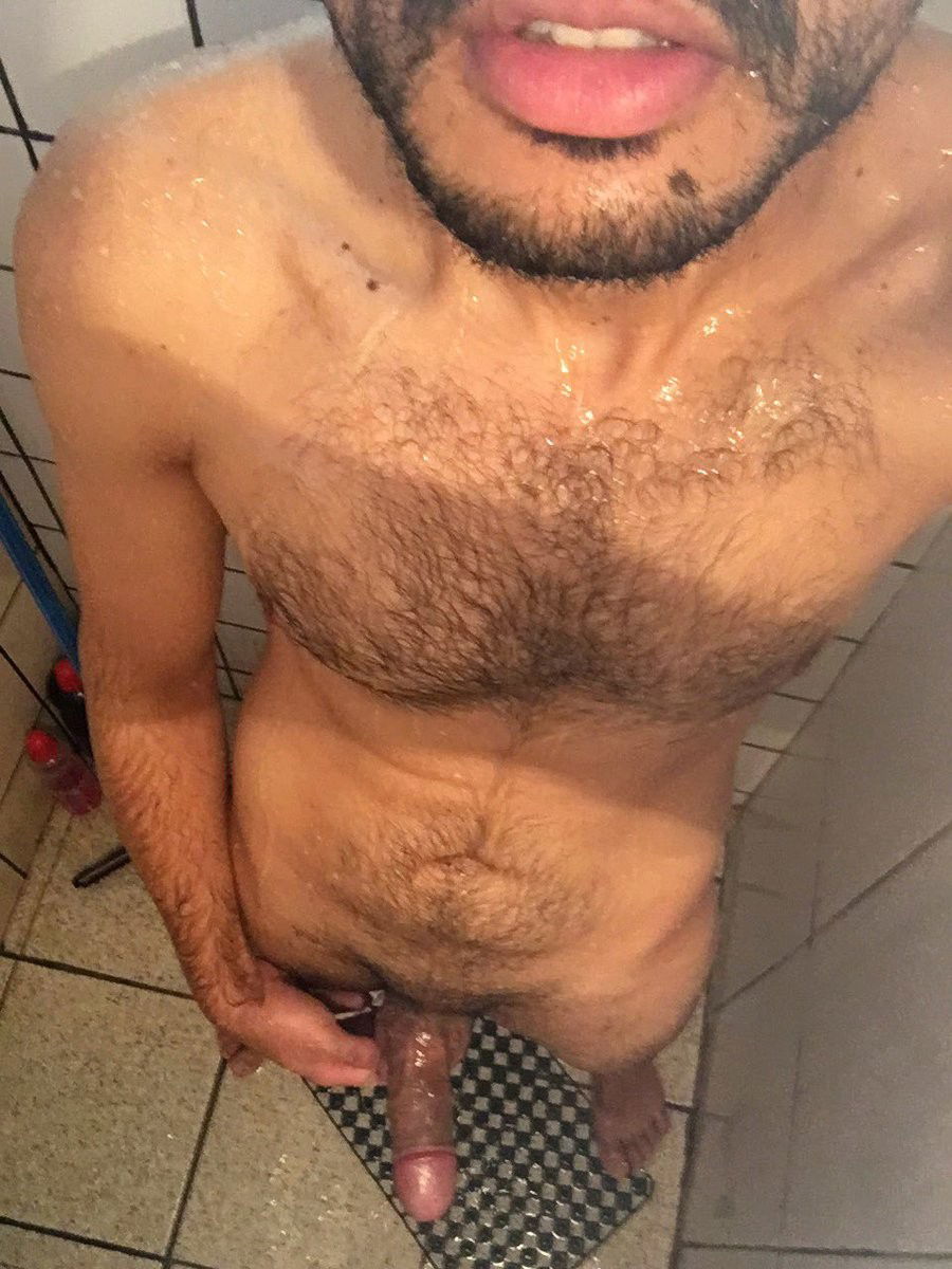 Photo by Hot Male Things with the username @hotmalethings,  October 1, 2019 at 12:15 PM. The post is about the topic Gay and the text says '#hairy #hairyman #dick'