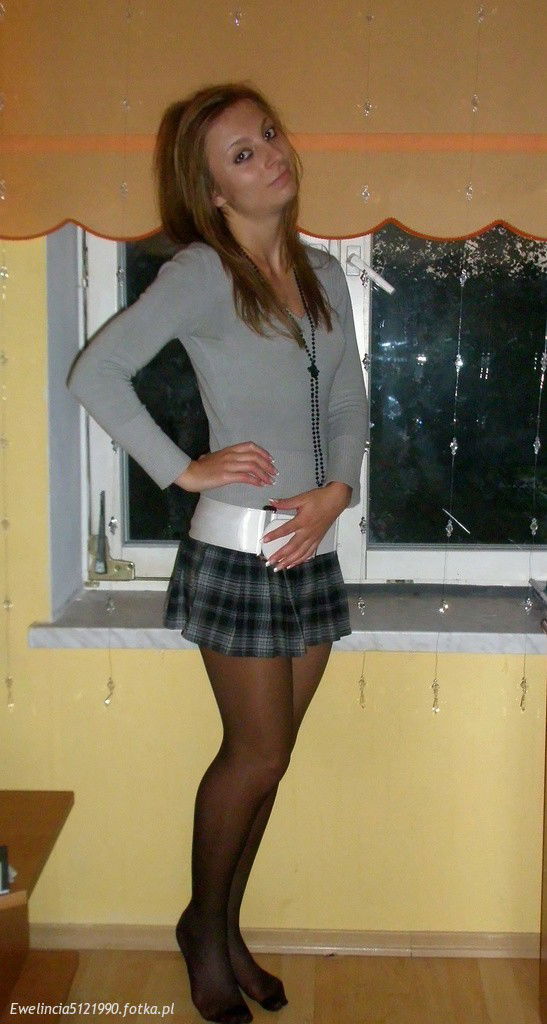 Photo by NonkelPastoor with the username @NonkelPastoor,  October 9, 2013 at 8:25 AM and the text says 'tightsobsession:

Plaid mini skirt with sheer pantyhose.
Tights week starts November 3rd!'