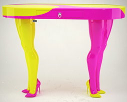 Photo by Kvint Kallas with the username @kvintkallas,  January 25, 2020 at 5:25 PM. The post is about the topic Kvint Kallas Fetish Art and the text says '#fetish #footfetish #legs #table #fetishart #furniture #highheels #kvintkallas #femdom'