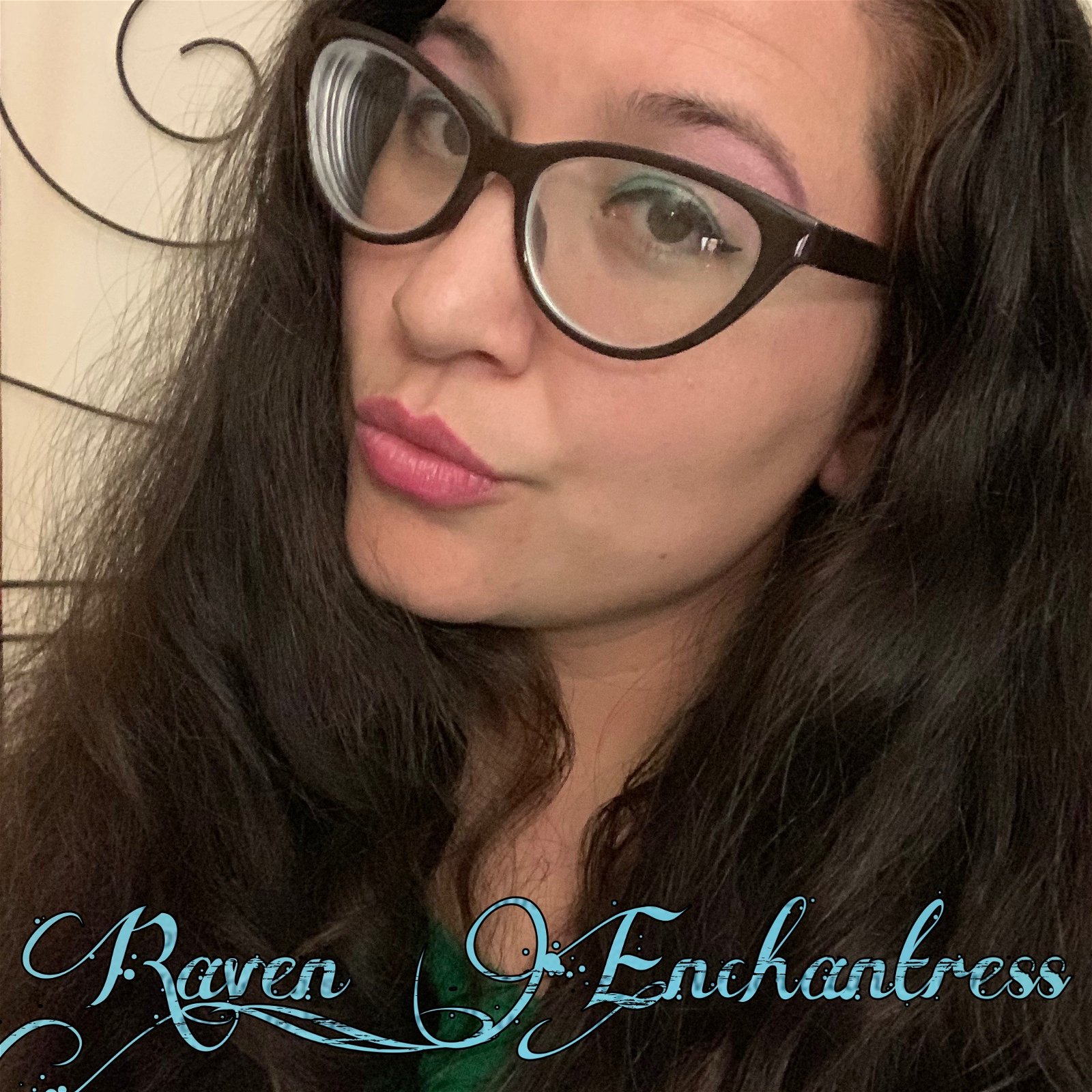 Photo by Raven_Enchantress with the username @curvyraven, who is a star user,  March 17, 2020 at 5:10 AM. The post is about the topic SFW Faces and the text says 'This is my favorite #selfie, today. Rocking the care-free attitude.
I have been putting together a lot of content these past few days!!! Now i just need to catch up on watermarking my photos!!!

#SFW #beauty #glasses #work #grinding..'