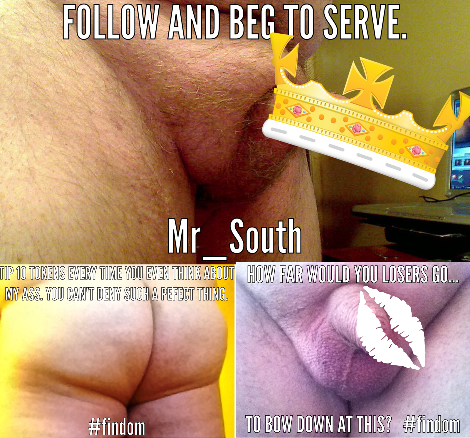Photo by MrAlSouth with the username @MrAlSouth, who is a star user,  December 7, 2019 at 12:13 AM and the text says 'Findom Friday. Leave your tributes here. 
www.onlyfans.com/mr_south
www.MrAlSouth.manyvids.com
#FindomFriday #Webcams #OnlyFans #ManyVids'