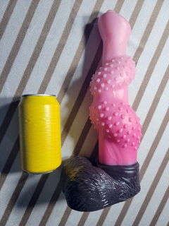 Photo by Alice Skary with the username @aliceskary, who is a star user,  March 8, 2023 at 8:43 PM. The post is about the topic Monster Dildo and the text says 'is this a MONSTER DILDO? thinking about strapping this on and using it on one of my subs... any suggestions on a fun video scene with this monster???

the "Flamberge" by Ambush Toys'