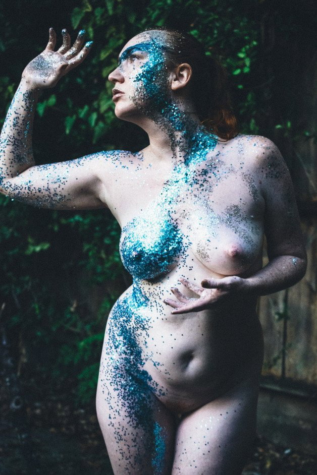 Photo by KinkyLotus with the username @KinkyLotus, who is a star user,  December 17, 2022 at 12:47 AM. The post is about the topic Beauty of the Female Form and the text says 'You can call me glittertits if you want :)

#glitter #kinkylotus #messy #WAM #wetandmessy #originalcontent'