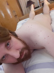 Photo by KnitWit with the username @knitwit00700826, who is a verified user,  November 1, 2019 at 12:53 AM and the text says 'Trying a cute nude pose..'