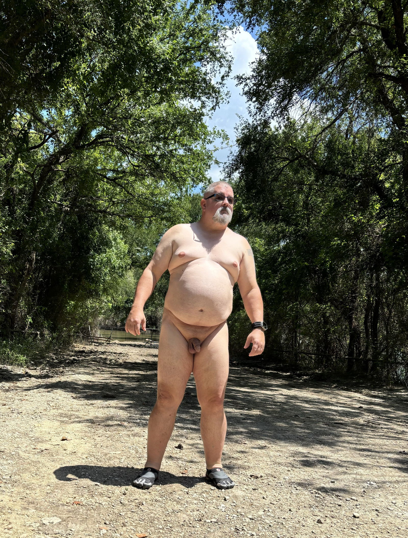 Album by Sirwyatt72 with the username @Sirwyatt72, who is a star user,  June 22, 2024 at 1:58 AM. The post is about the topic Naturist & Nudist and the text says 'Spent some time today out in nature bare'