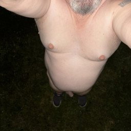 Photo by Sirwyatt72 with the username @Sirwyatt72, who is a star user,  April 25, 2024 at 3:46 AM. The post is about the topic Naturist & Nudist and the text says 'Nothing feels better than fresh out of the shower and walking around in my backyard naked'