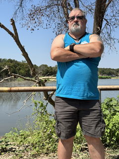 Album by Sirwyatt72 with the username @Sirwyatt72, who is a star user,  August 23, 2024 at 9:41 PM. The post is about the topic Naturist & Nudist and the text says 'Spent some time out by the river this morning enjoying the sun on my skin'