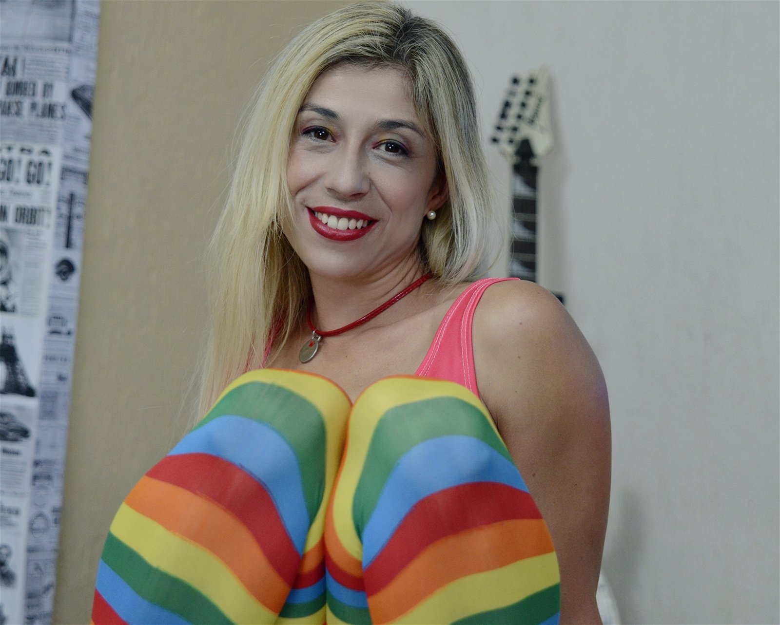 Photo by Lettywild with the username @LettyWild, who is a star user,  July 22, 2020 at 2:38 AM. The post is about the topic Amateurs and the text says 'I'm online on chaturbate and stripchat 🥰💋
Lettywild
Lettylatina
#rainbow #stockings'