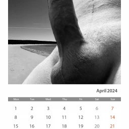 Photo by Mickime with the username @Mickime,  April 7, 2024 at 7:57 PM. The post is about the topic Cocks Up-Close and Personal and the text says 'Happy April'