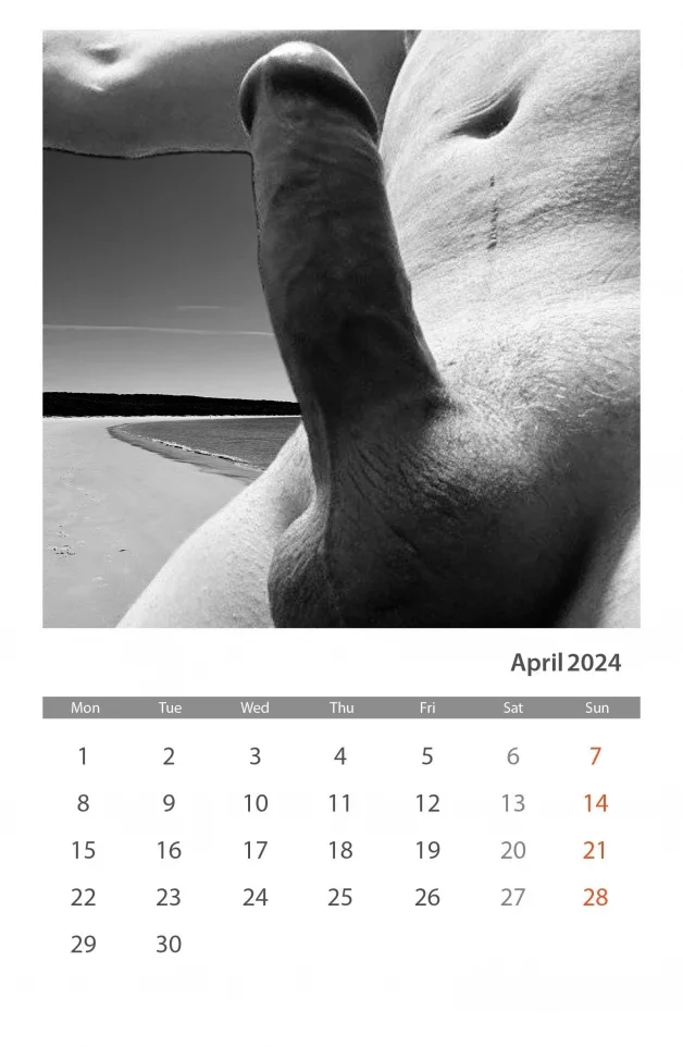 Photo by Mickime with the username @Mickime,  April 7, 2024 at 7:57 PM. The post is about the topic Cocks Up-Close and Personal and the text says 'Happy April'
