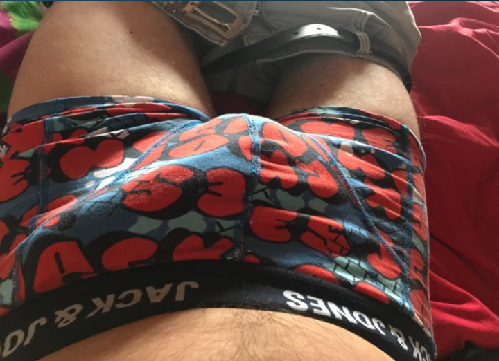 Album by BearNRW73 with the username @BearNRW73,  November 5, 2019 at 7:13 PM. The post is about the topic Uncut cocks and the text says '#Undies #Uncut'