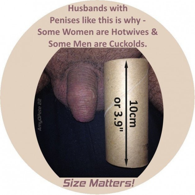 Photo by Amy0Pete with the username @Amy0Pete,  December 13, 2022 at 12:00 PM. The post is about the topic Small Penis & Beautiful Wife/GF and the text says 'Bigger IS Better!'