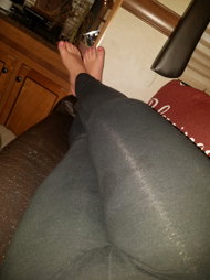 Photo by 12throwaway34 with the username @12throwaway34,  December 1, 2019 at 10:48 PM. The post is about the topic Real Couples and the text says 'anyone enjoy my wifes legs and feet?'