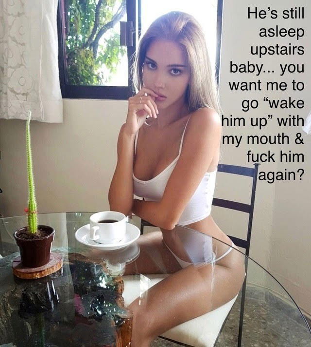 Photo by Cuckoldbf with the username @Cuckoldgf,  December 2, 2019 at 12:01 PM and the text says 'this would be the best breakfast treat #cuck #cuckbf#cuckgf #sluttraining #wet #pussy #wetpanties#slutwife #teen #threesome #panties'