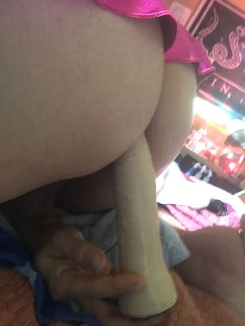 Album by Sissybottomslut with the username @Sissybottomslut,  December 6, 2019 at 2:41 AM. The post is about the topic Caged sissy slut and the text says 'Filling my boi pussy since no one else will...🥺'