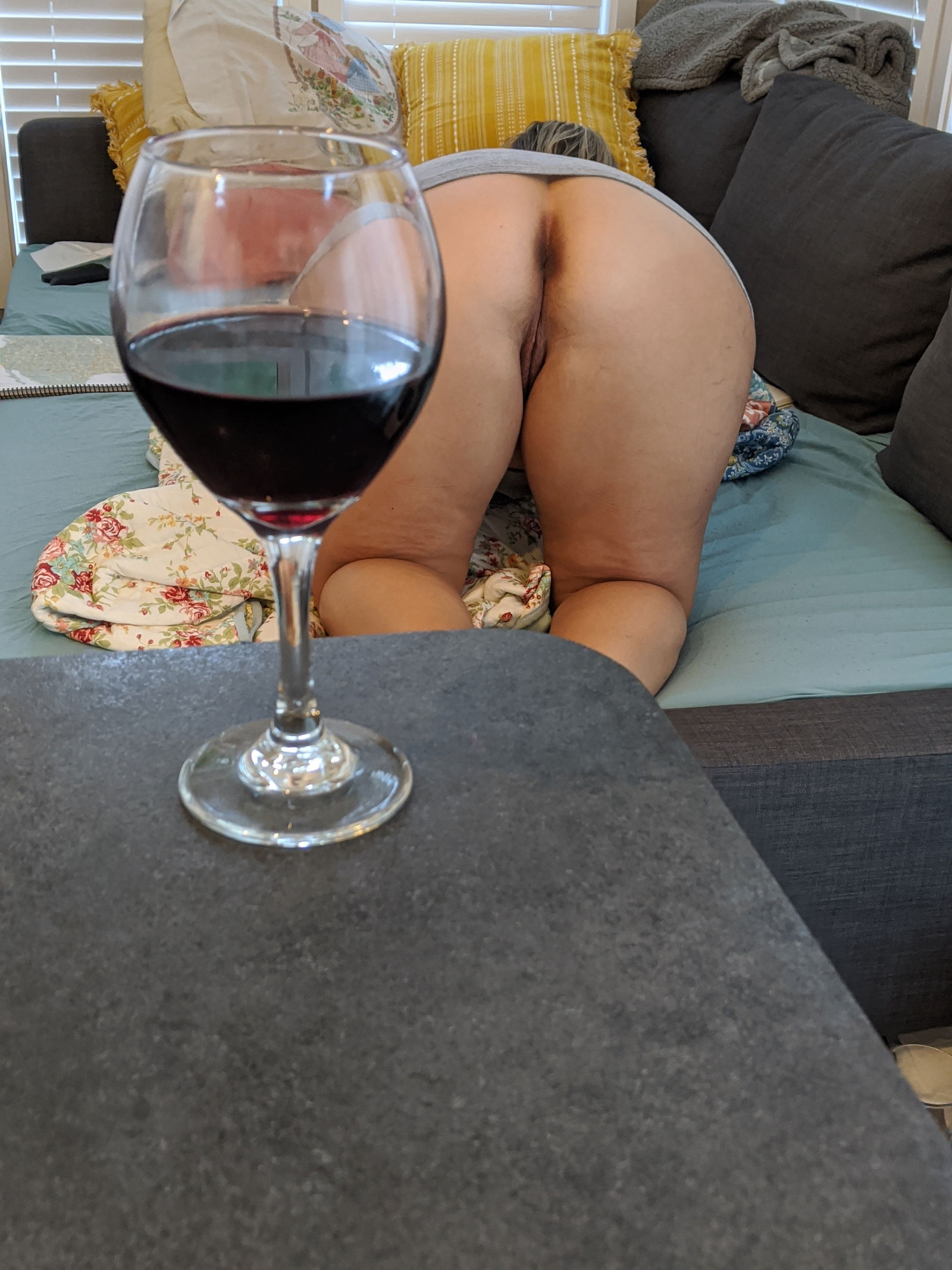 Album by Aandcfromnc with the username @Aandcfromnc,  August 31, 2020 at 1:13 AM. The post is about the topic Hotwife and the text says 'Sweet wine or sweet ass....which would you choose?  Maybe if you're a good boy you get both.
Let me and my man hear your thoughts.  We're open to request'