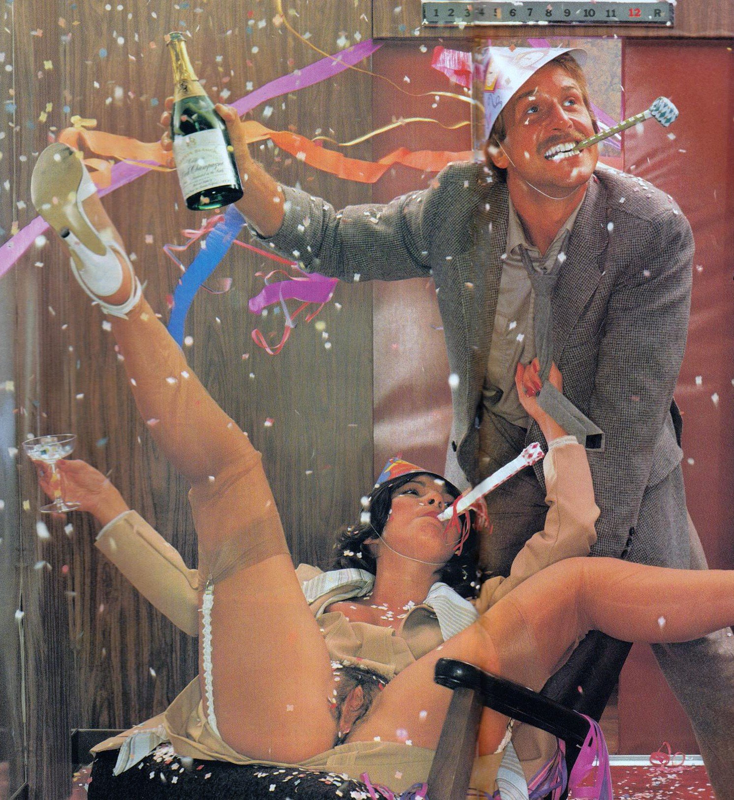 Photo by retrofucking with the username @retrofucking,  December 27, 2018 at 10:24 PM. The post is about the topic Retro Porn and the text says 'New Year's Eve Office Party Orgy 
http://www.retro-fucking.com #happynewyear #newyearseve #fun #party #alcohol #officeparty #booze #80s #1980s #hustler #brigittemonet #barbarapeckinpaugh #jacquelinebrooks #kissing #hairy #bush #muff #frenchkiss..'