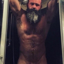 Photo by alldad. with the username @alldad, who is a verified user,  February 8, 2024 at 3:43 AM and the text says '#dad #daddy #mature #man #dilf #grandpa #uncle #coach #gay #alldad #beard #mustache #bareback #raw'