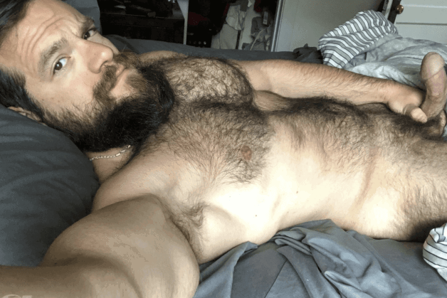Photo by alldad. with the username @alldad, who is a verified user,  April 16, 2023 at 11:27 PM and the text says '#dad #daddy #mature #man #dilf #grandpa #uncle #coach #gay #alldad #beard #mustache #bareback #raw'