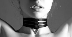 Photo by MarkMess with the username @MarkMess,  April 18, 2020 at 12:02 PM. The post is about the topic Bondage and the text says 'So many collars but only one neck'