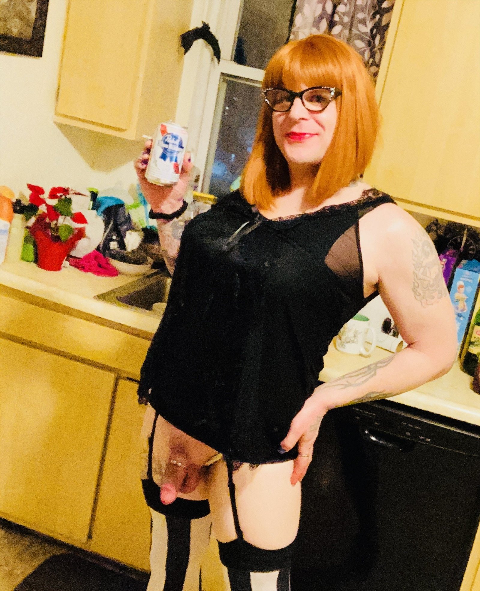 Photo by DangerMarcy with the username @DangerMarcy, who is a verified user,  July 2, 2022 at 7:29 PM. The post is about the topic Sexy Shemale and the text says 'Tipsy and Horny😘
Who wants to “take advantage?”
#transgender #tgirl #transwoman #daydrinking #girlycock #bisexual #gay #lgbtq'