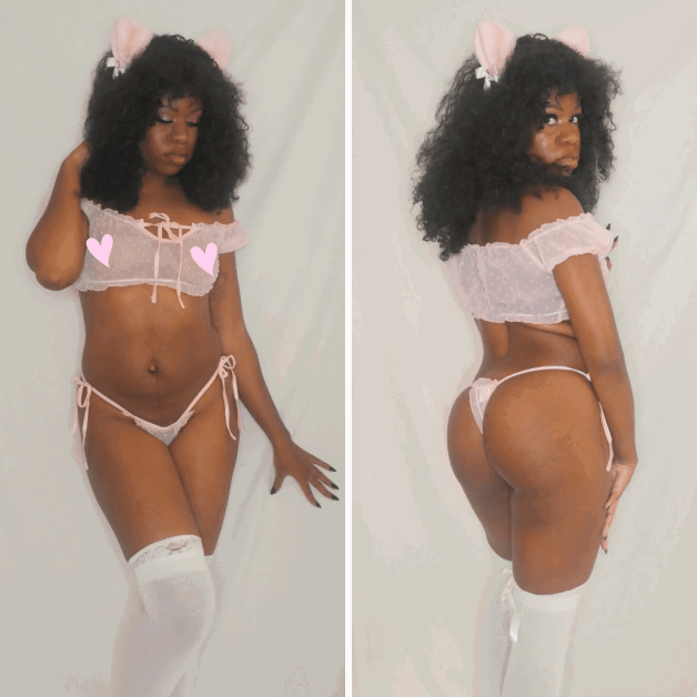 Photo by yarn goddess with the username @ygcosplay, who is a star user,  October 20, 2021 at 2:36 AM. The post is about the topic Black Beauties and the text says 'New set is available on fansly!
I love it when my fans buy me new outfits to wear off of my wish list <3 Full set (uncensored) is available on Fansly! https://t.co/w33kh0A8Oa'