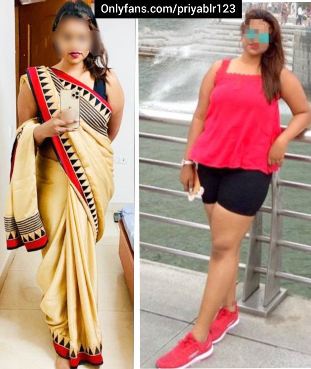 Photo by priyablr123 with the username @priyablr123, who is a star user,  August 18, 2021 at 2:21 AM. The post is about the topic Anonymous Amateurs and the text says 'Hey horny guys! Here is my two horny pics in western and indian attire for cumming! What u guys prefer a sexy saree or a short dress that u will rip off and bang me hard? Nasty comments plz! 

Subscribe to my FREE Onlyfans account:..'
