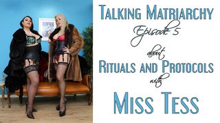 Photo by Ezada with the username @Ezada, who is a star user,  June 15, 2020 at 6:40 AM. The post is about the topic Matriarchy and the text says 'Watch My latest YouTube chat, with Miss Tess, on the importance of rituals and protocols in a FLR.

https://youtu.be/4SiPFyOAScs'