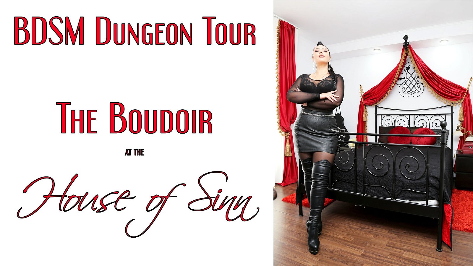 Photo by Ezada with the username @Ezada, who is a star user,  July 5, 2020 at 10:05 AM. The post is about the topic House of Sinn and the text says 'The House of Sinn mansion tour- The Boudoir

https://youtu.be/cVCe9K9Ympw'