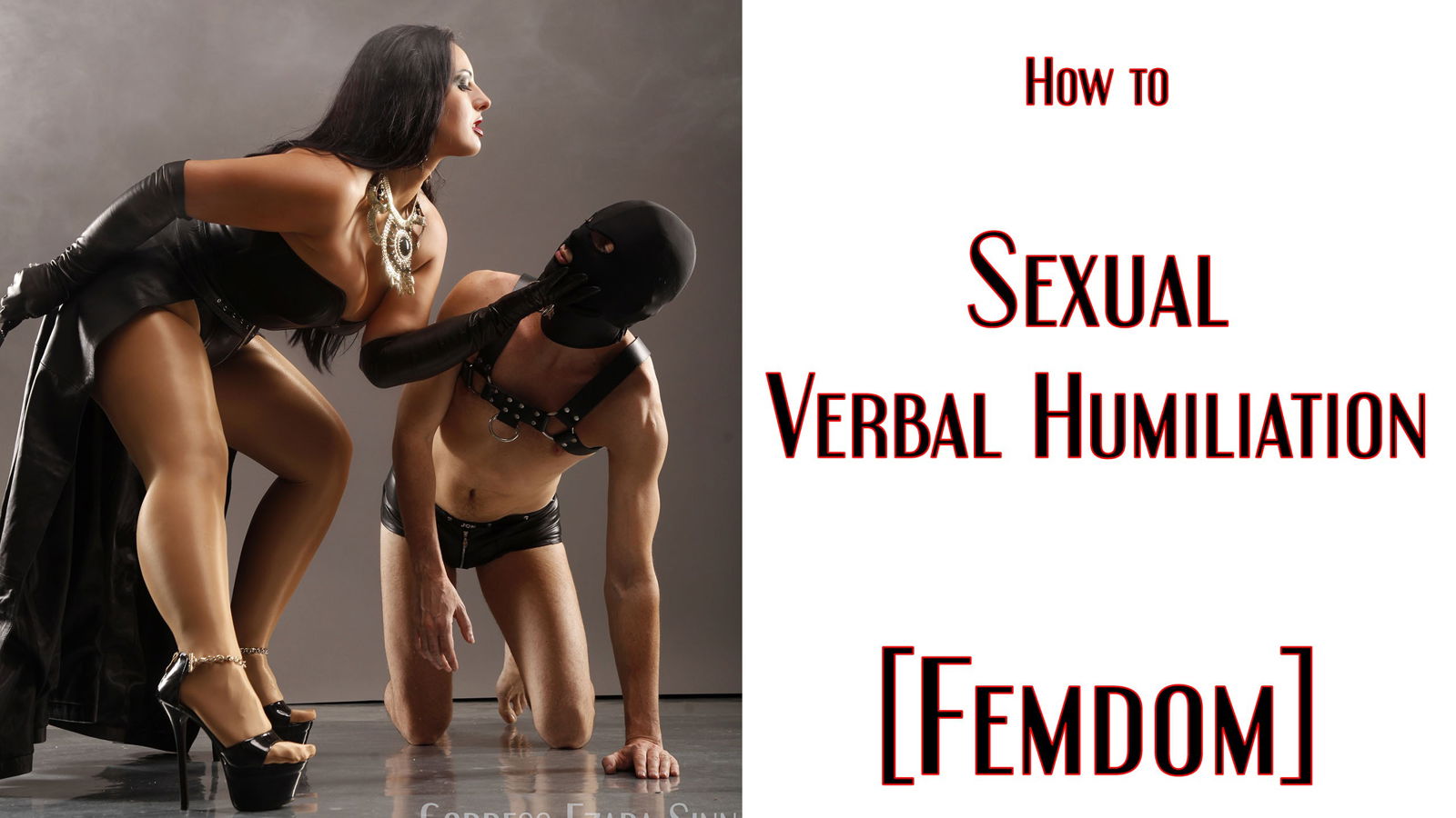 Photo by Ezada with the username @Ezada, who is a star user,  September 27, 2020 at 11:55 AM. The post is about the topic male humiliation and the text says 'Free clip: Sexual Verbal Humiliation for beginners [Femdom] https://youtu.be/-yK-BVQF_B4'