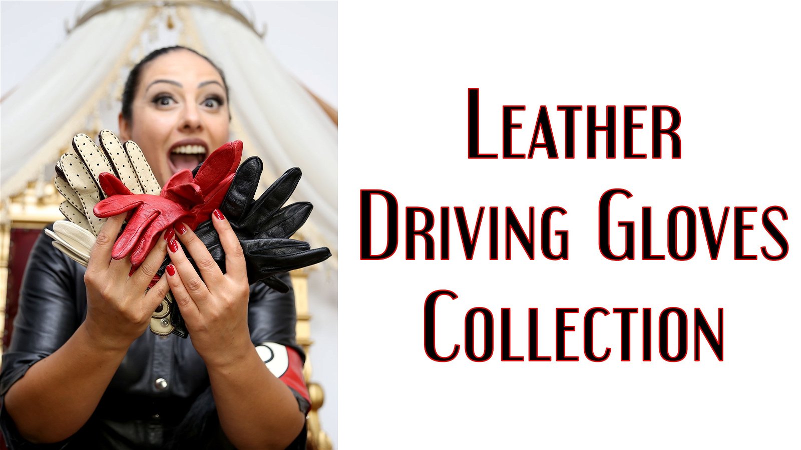 Photo by Ezada with the username @Ezada, who is a star user,  August 13, 2020 at 4:55 PM. The post is about the topic Leather fetish and the text says 'This is My collection of leather driving gloves: https://youtu.be/uEq6eYzSMdE'