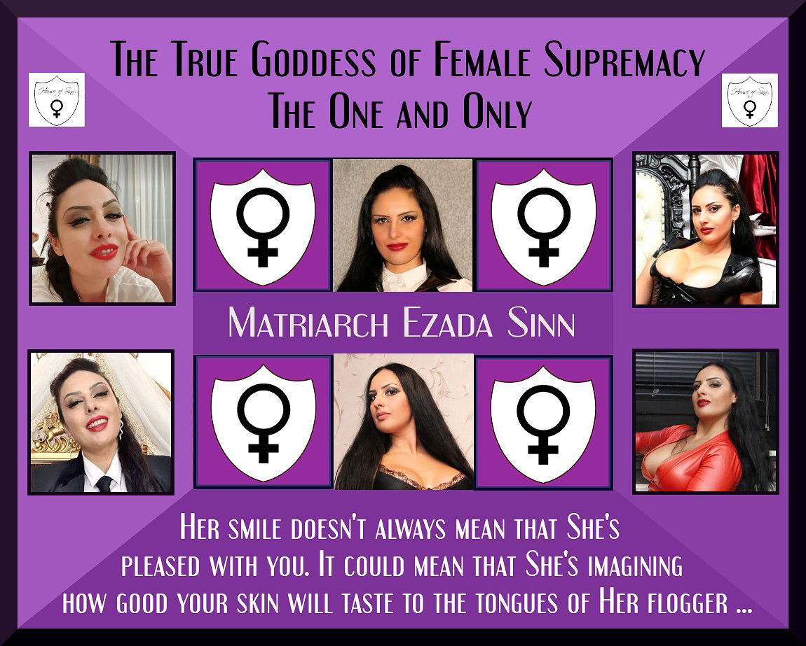 Photo by sluga0201 with the username @sluga0201, who is a verified user,  April 20, 2020 at 11:11 PM. The post is about the topic Praising the Power of Matriarch Ezada Sinn and the text says 'When Matriarch Ezada Sinn puts on Her beautiful smile it means that you might have succeeded to please Her, one way or another...'