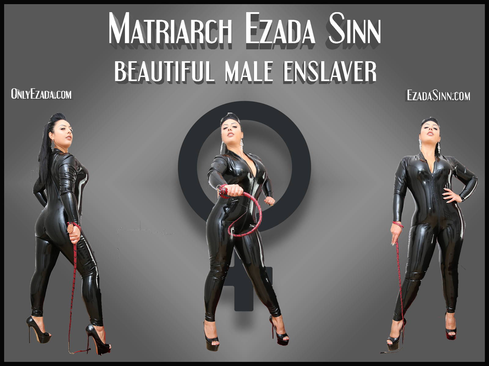 Photo by pink poodle Sinn with the username @ezadaspinkbitch,  January 12, 2020 at 11:59 AM. The post is about the topic FemDom and the text says 'Matriarch Ezada Sinn, Female Supremacist and Enslaver of males.

Begin your training: OnlyEzada.com
Buy Stapana's clips: EzadaSinn.com SinnClips.com
#FemDom #Ezada'