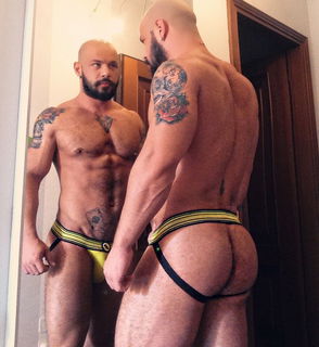 Photo by sydausperv with the username @sydausperv,  February 4, 2019 at 5:14 AM. The post is about the topic Guys in Jockstraps