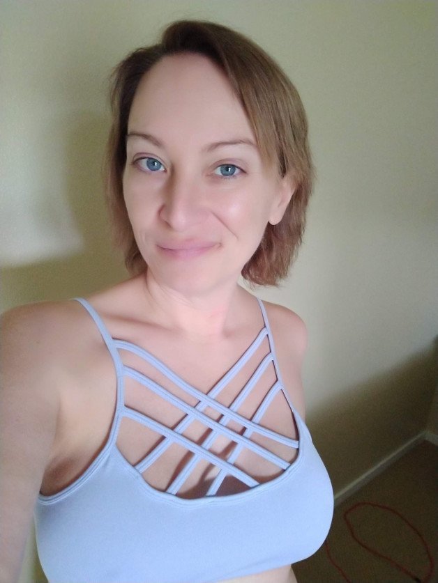 Watch the Photo by SexWithMilfStella with the username @SexWithMilfStella, who is a star user, posted on January 30, 2023. The post is about the topic MILFS. and the text says 'So weird to see myself with a normal hair color! #milfstella #girlnextdoor #petite #boringhair #bralet #oceaneyes #blueeyes'