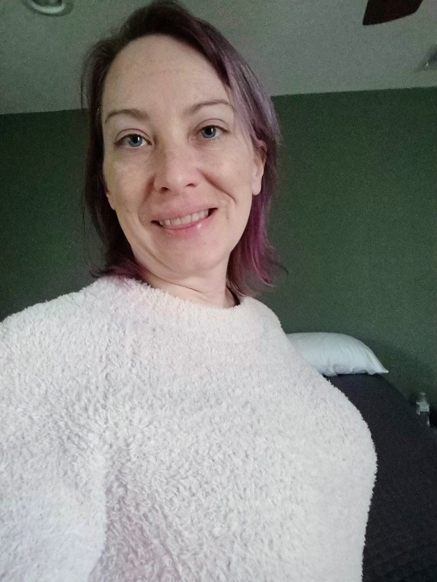 Watch the Photo by SexWithMilfStella with the username @SexWithMilfStella, who is a star user, posted on November 16, 2023 and the text says 'Sweater weather is FINALLY here! #stellahere #petite #sweaterweather #fuzzysweater'