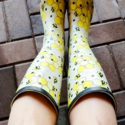 Photo by SexWithMilfStella with the username @SexWithMilfStella, who is a star user,  April 24, 2024 at 2:25 PM. The post is about the topic Awesome Milfs and the text says 'I love April Showers as much as May Flowers! #stellahere #petite #rainboots #smallfeet'